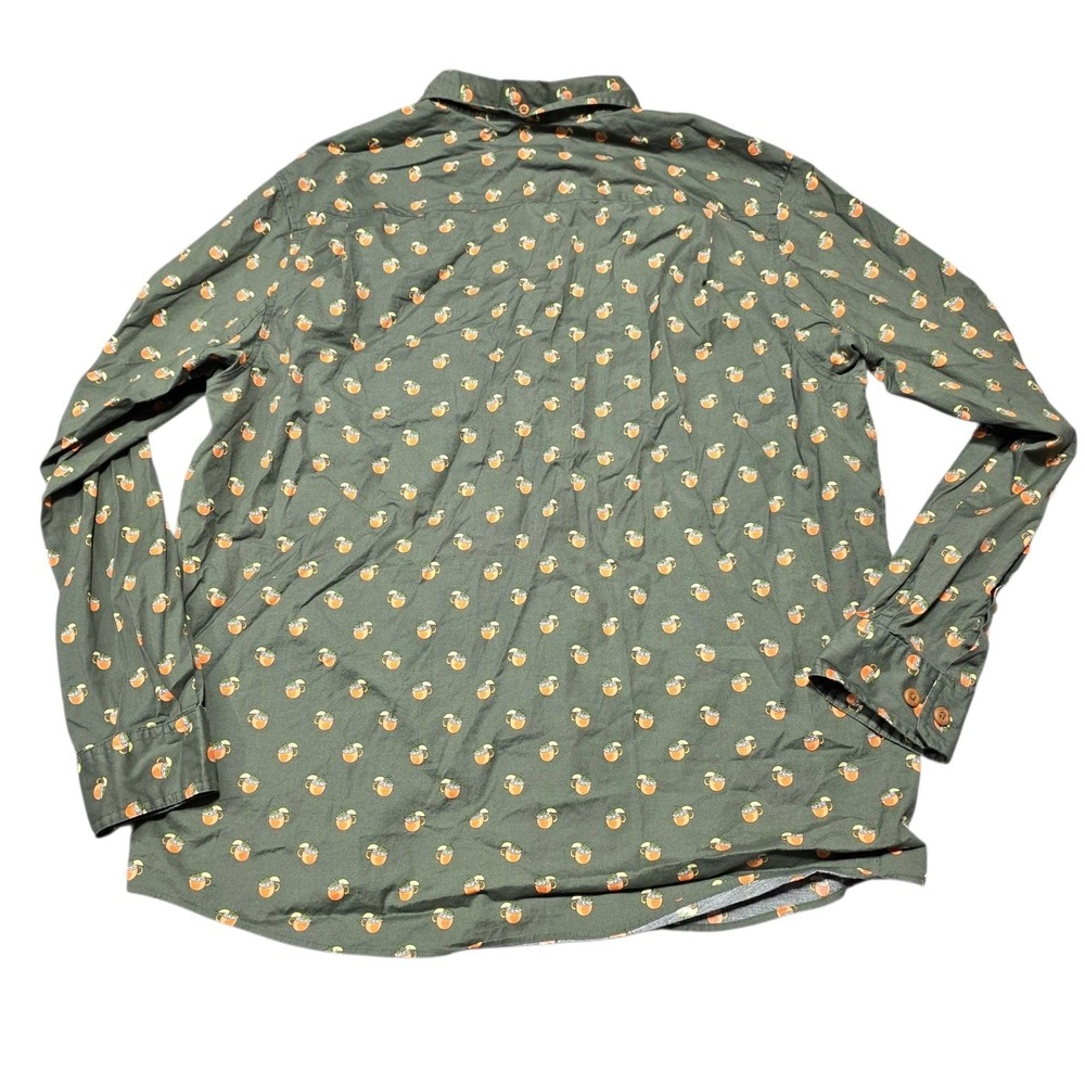 Duluth Trading Co Untucked Shirt Mens XL Green Moscow Mule Cocktail Slim Fit - Picture 3 of 8